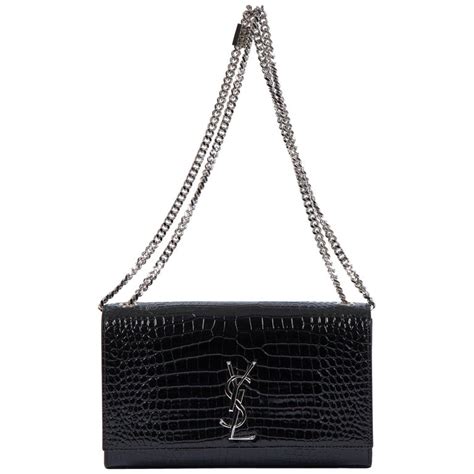 black patent ysl bag